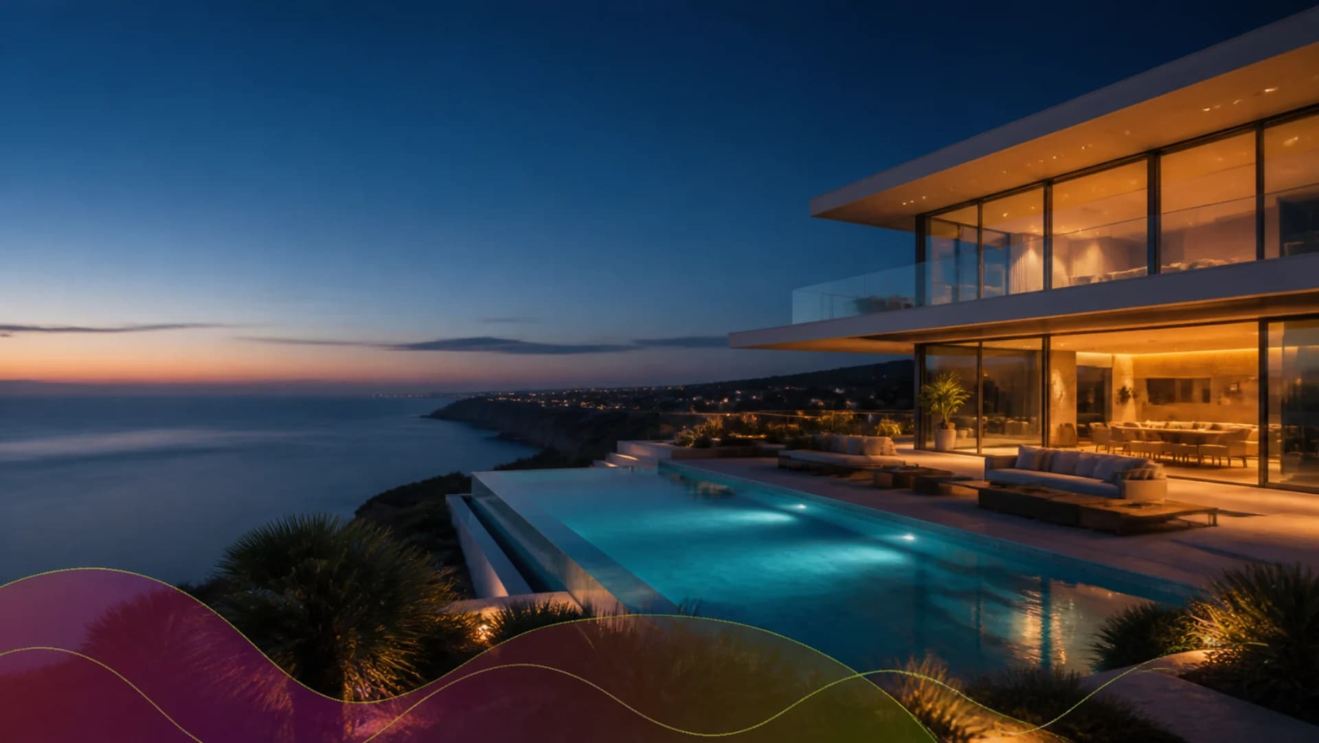 Moradia contemporânea de luxo no Algarve com vista para o mar